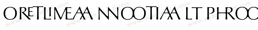 Optima nova LT Pro Titling Initials字体转换